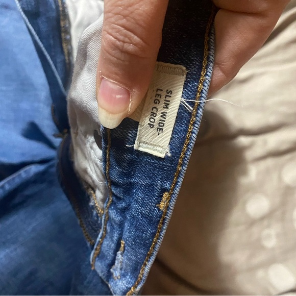 Madewell Indigo Wide Leg Jeans-NWOT - Picture 4 of 6